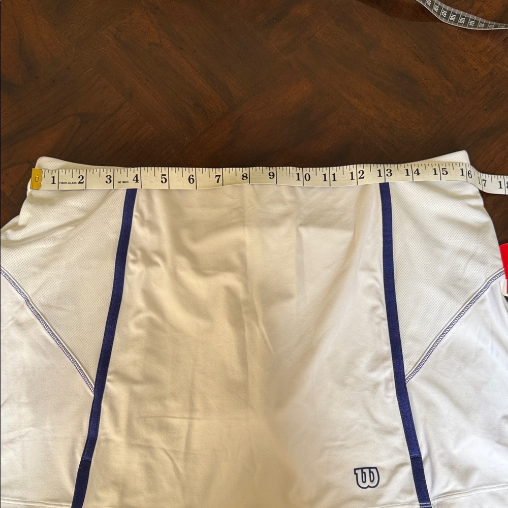 Wilson Tennis Skirt with Blue Accents NWT - Picture 2 of 6